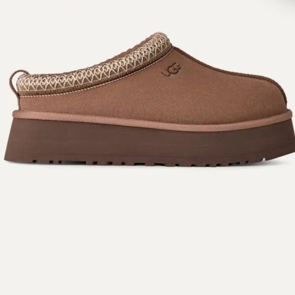 Ugg FIRE! NIB! Taz 2 Sheapskin Slippers in Rocky Oak. Sz 8 R2S!! - Picture 1 of 16